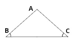 Triangle isocèle △ABC