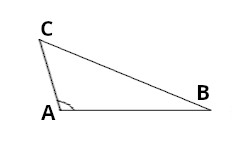 triangle scalène obtus △ABC